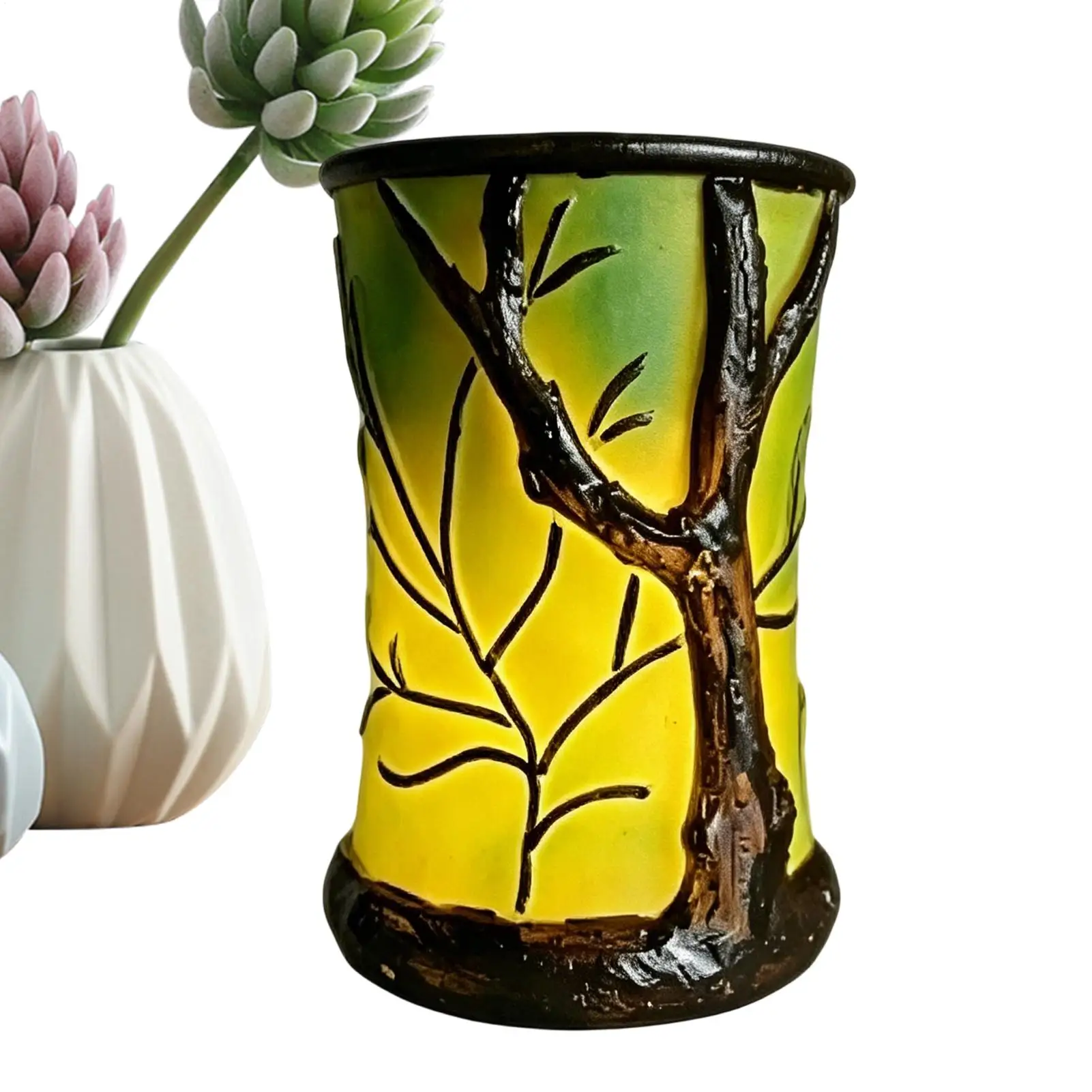 

Bedside Table Lamp Forest Nightlight Decorative Ambient Light For Home Living Room Bedroom Study Room Desk Bookshelf Reading