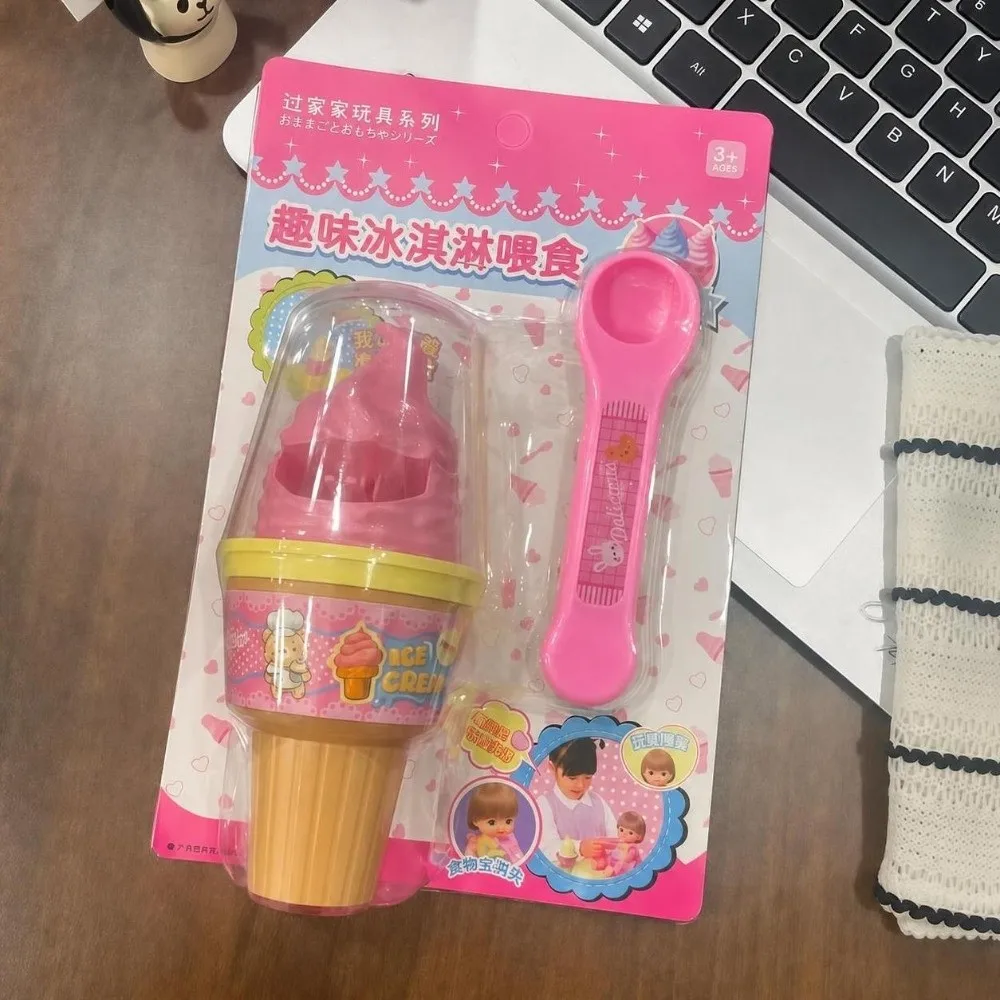 Simulation Food Japanese Early Education Toy Play House Style Creative Decompression Cone Pudding Feeding Toy Role Play Feature