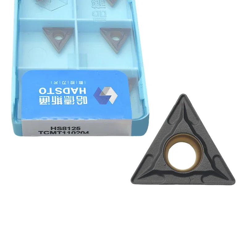 

10 шт. Оригинальные твердосплавные пластины HADSTO TNMG160404R/L-S TNMG160408R/L-S HS7125 для токарной обработки стали на станках с ЧПУ