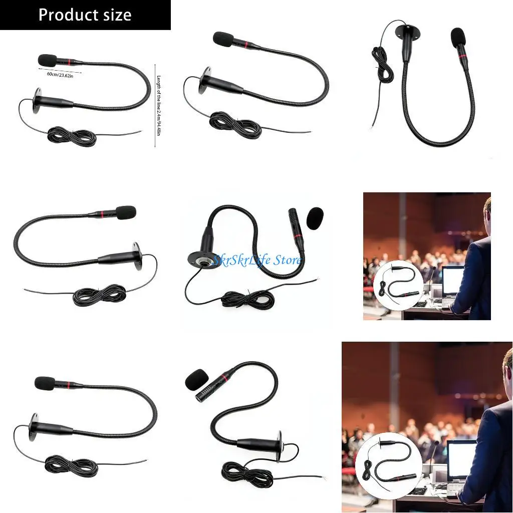 

E65E Studio Grade Adjustable Microphone Metal Structure Wide Compatibility