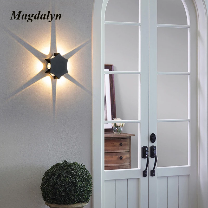 

Magdalyn Outdoor Wall Lighting Modern Waterproof Led Lamps Hallway Porch Garden Home Decoration Italian Aluminum Internal Lights