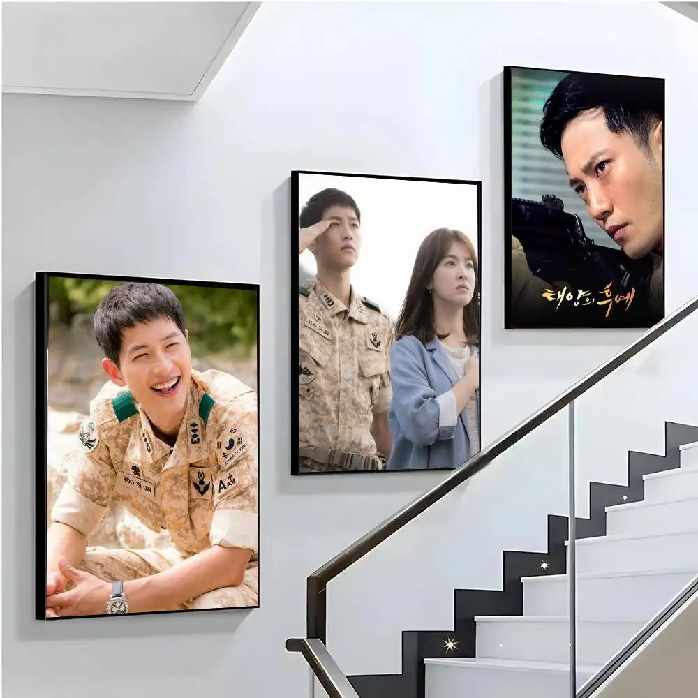 Descendant Of The Sun Poster Art Sticky Wall Waterproof Home Living Room Bedroom Bar Aesthetic Decoration