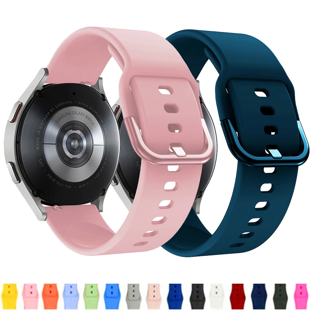 

22mm 20mm Strap For Samsung galaxy watch 5/pro/4 44mm 40mm Active 2 Band Gear 3 sport bracelet samsung Galaxy Watch4 46mm 42mm