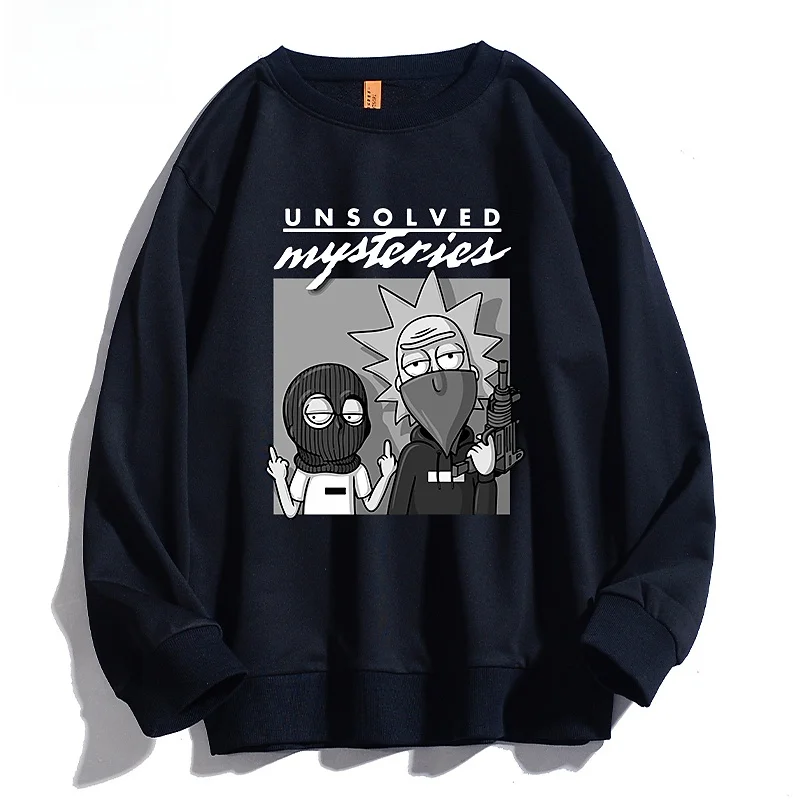 

Loose Fit Long Sve T-irt ex Streetwear Hip Hop Sweatirt Printed Design Casual Comfortable Cotton Polyester Blend