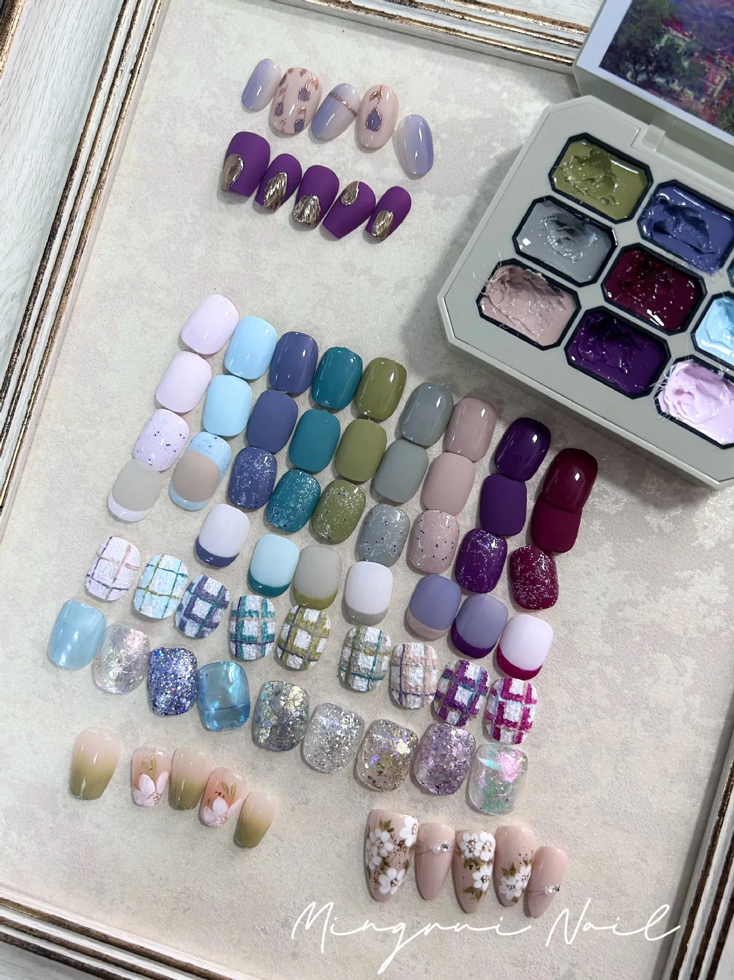 9 Farben feste Nagelgel-Palette Soak Off UV/LED Nagellack Lack Salon Gel Maniküre Lack Jelly Salon Gel Semi Permanent Hybrid – Detail 3