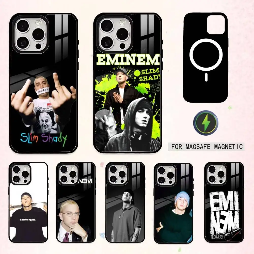 

COOL E-Eminem Phone Case For iPhone17,16,15,14,13,12,11 Plus,Pro Max Magnetic For Magsafe Wireless Charging