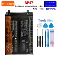 2024 years Brand New  BP47 4500mAh  For Xiaomi  Mi Redmi Note 11 Pro Note11+ Note 11 Plus  Phone Replacement Batteries+Tools