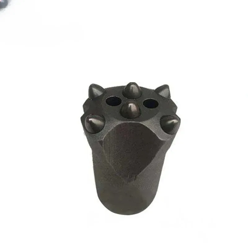 6 Teeth 7 Teeth Taper Button Bits Mining Drill Bits For Rock Drilling 32mm 50mm Hard Spherical Cemented