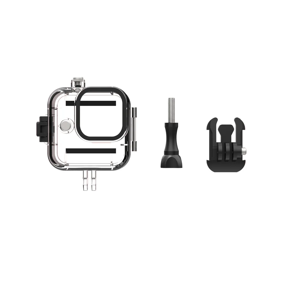 

Для GoPro Hero 11, мини-черный водонепроницаемый чехол, защитный чехол для дайвинга, корпус, подводный чехол, аксессуары для спортивной камеры