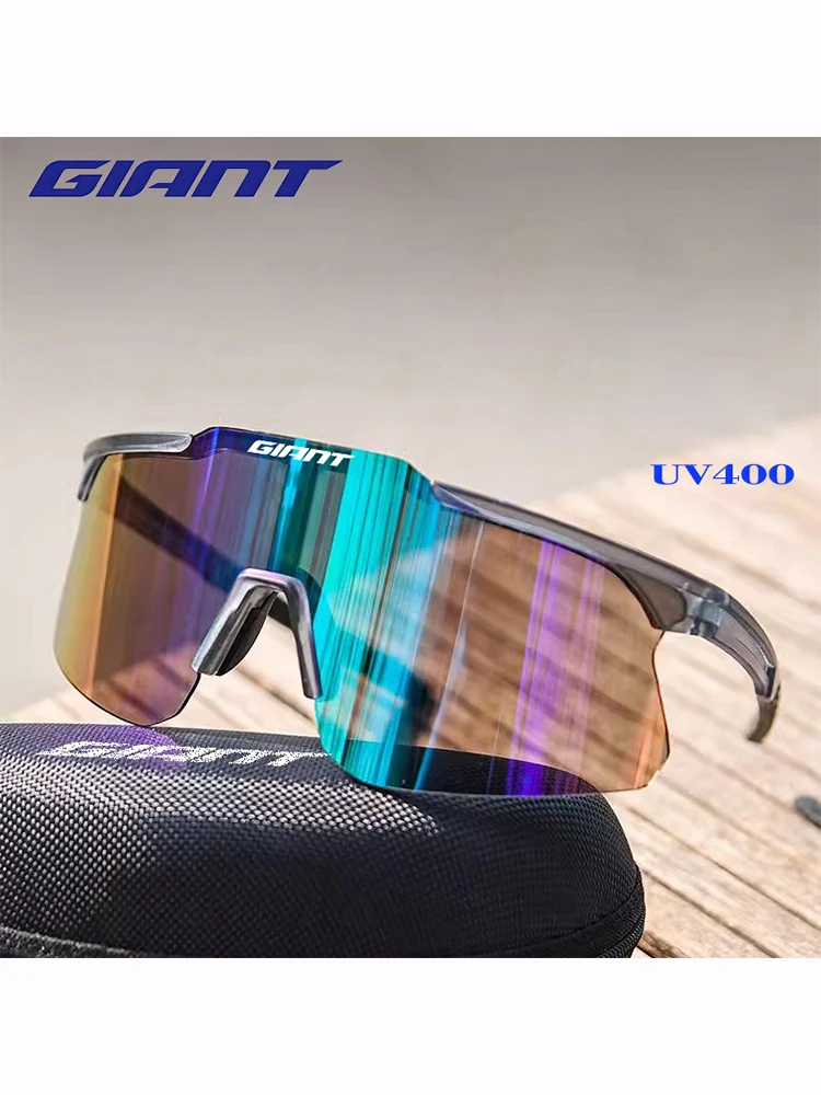 AliExpress GIANT 2026 Giant New Cycling Glasses UV400 Protection, Anti-Fog, Sports Sunglasses for Men Women with Case