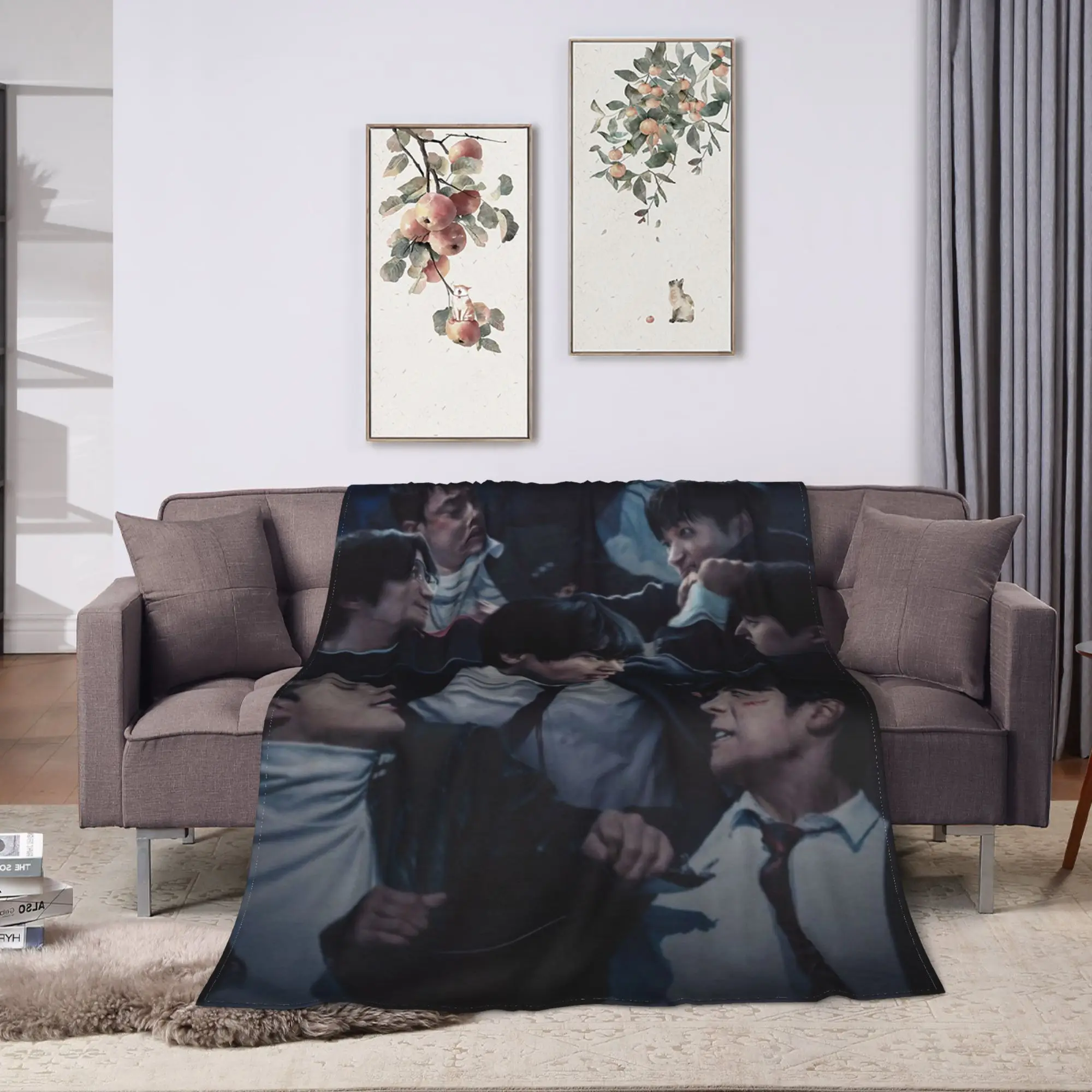 Hot Kdrama Weak Hero Class Blanket Quality Warm Soft  Bedding Throws Winter Child Couch Chair Sofa Bed Street Trend Bedspread