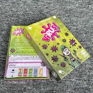 VIRUS VIRUS2 ألعاب الورق بطاقة الوالد الطفل لعبة تفاعلية لعبة لم شمل الأسرة أعلى 6 مبيعات لبطاقات الكوكايين - رقم 1