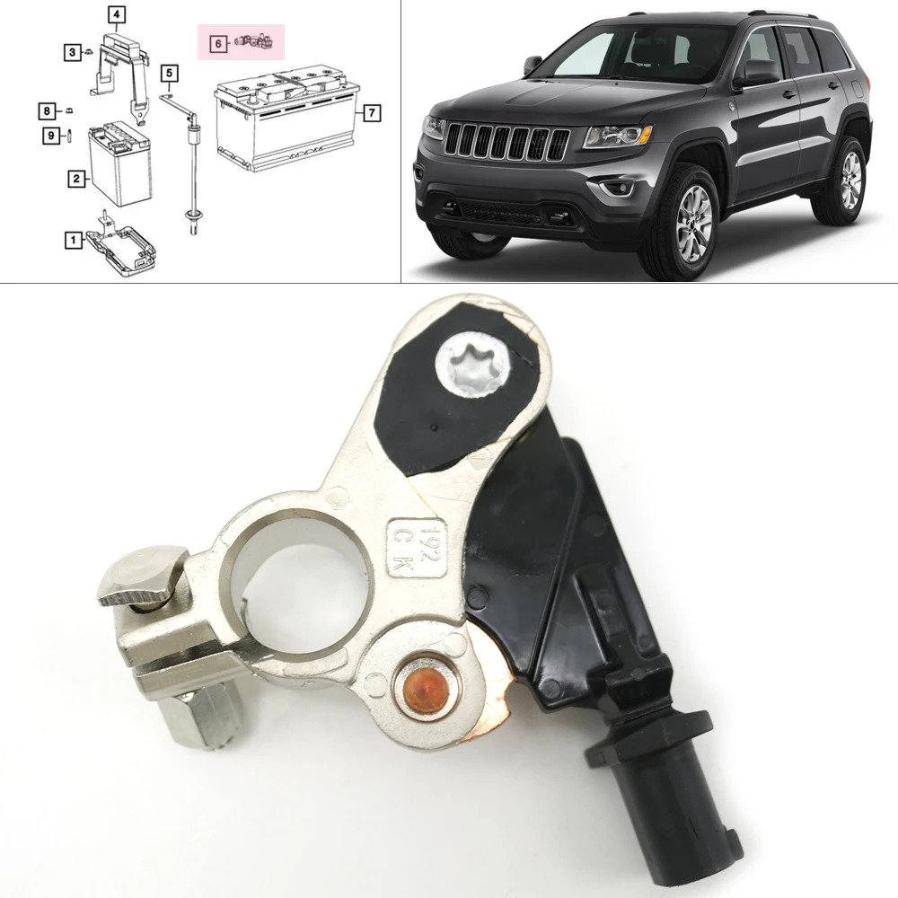 BMS Battery Negative Terminal Current Sensor Monitor For Jeep Grand Cherokee Wrangler Dodge Charger Chrysler 300C Ram 1500 2500