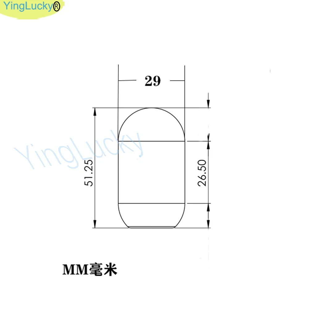 Clear Ball Top NOBI Head Bullet Cover Command Griff für Neo Geo Mvs SANWA Arcade Joytsick Topball Knob Zippy Game Machine Diy – Detail 1