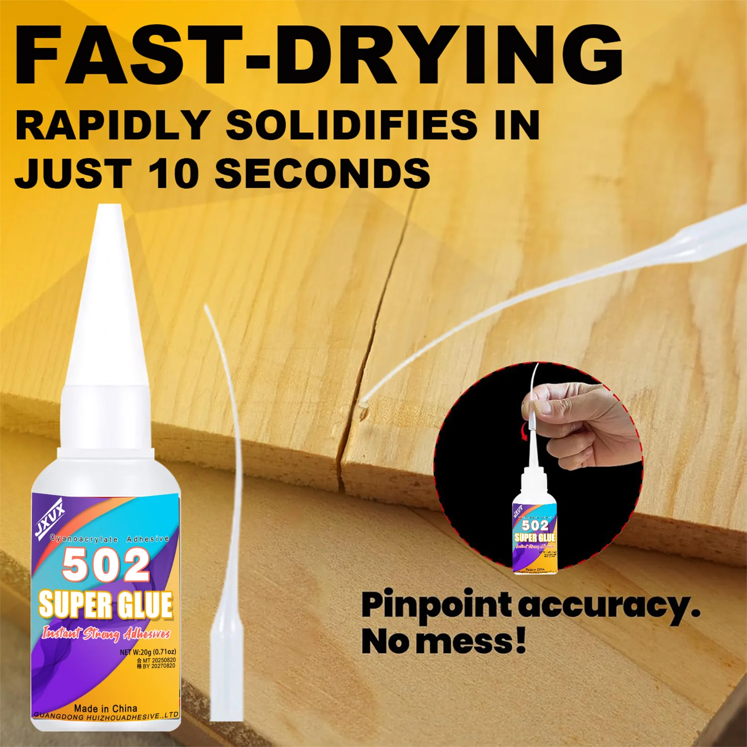 15 szt. Klej 502 Super Strong  – Woodworking Quick Glue recenzja i cena