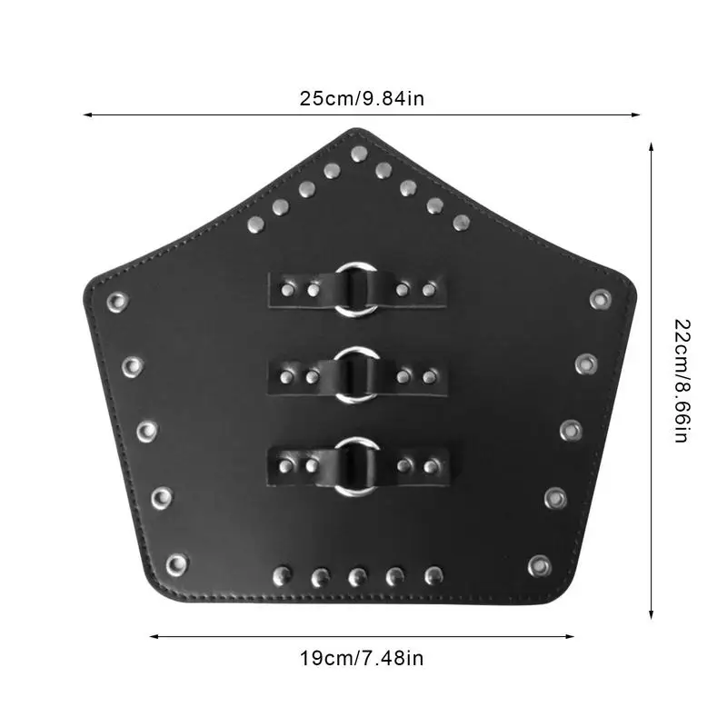 중세 뱀브레이스 팔 커프 조절식 중세풍 가죽 브레이스, 긴 스타일 기사 중세 전투 팔 가드 브레이스, 할로윈