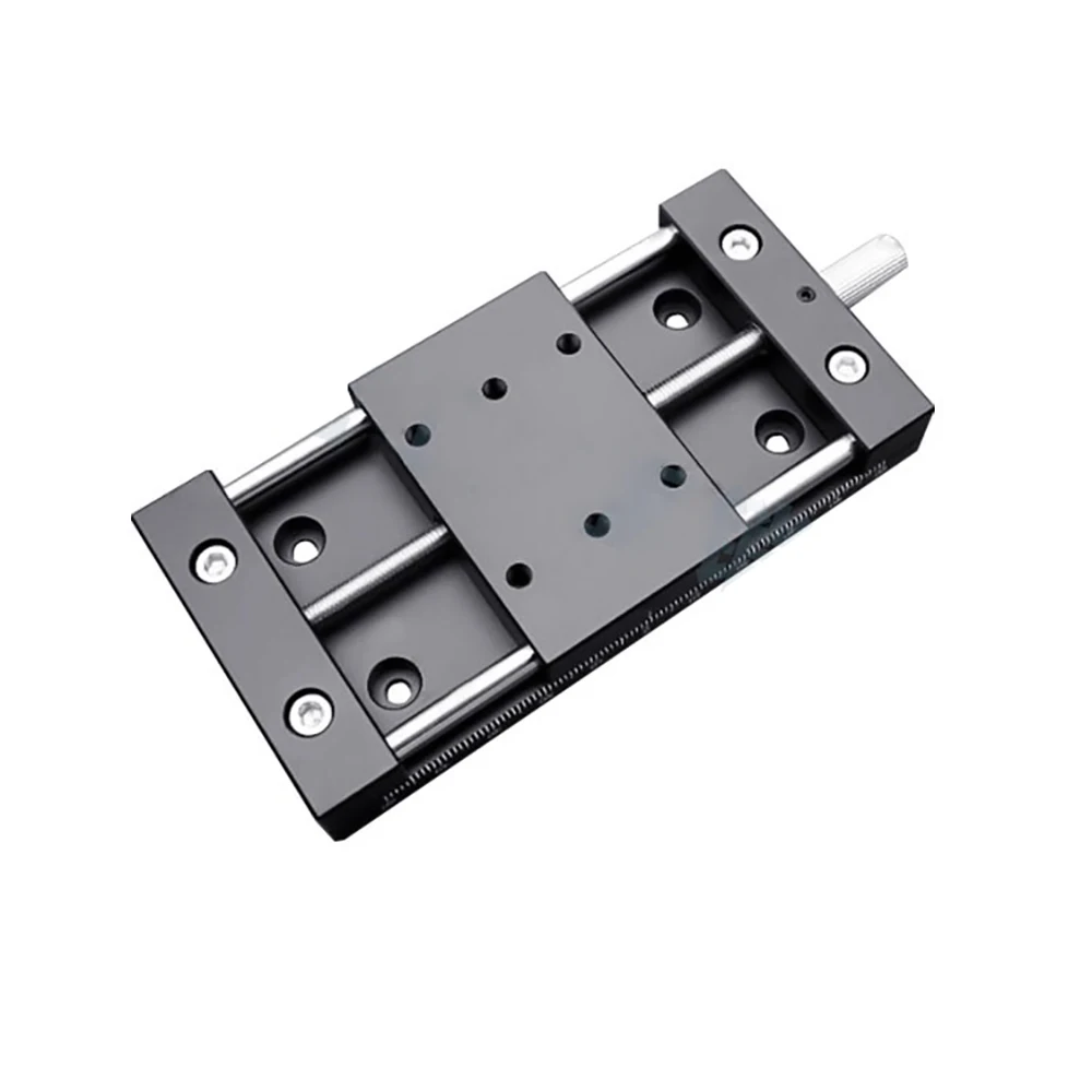 X-Axis Manual Sliding Table with Precision Lead Screw & Linear Guide - DX60A, 50mm Travel