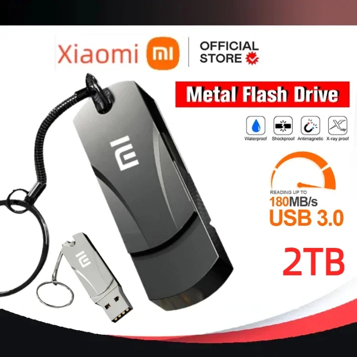 Xiaomi 4TB USB Pen Drive Mini Portable SSD Hard Drive 3.1 High-speed Flash Drive 2TB External Flash Memory For Laptop Desktop