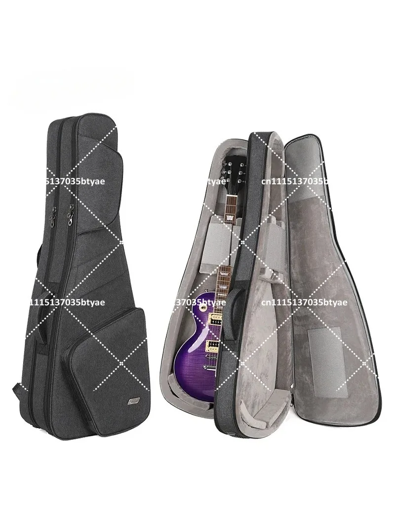 Double Electric Guitar Bag Soft Case Interior Designed To Hold 2 Guitars for Electric Guitar Gig Bag