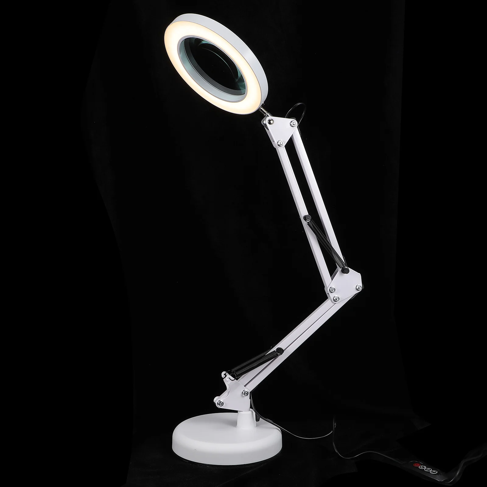 Vergrootglas Licht LED-lamp Draagbare vergrootglas Desktop met smeedijzeren kantoor