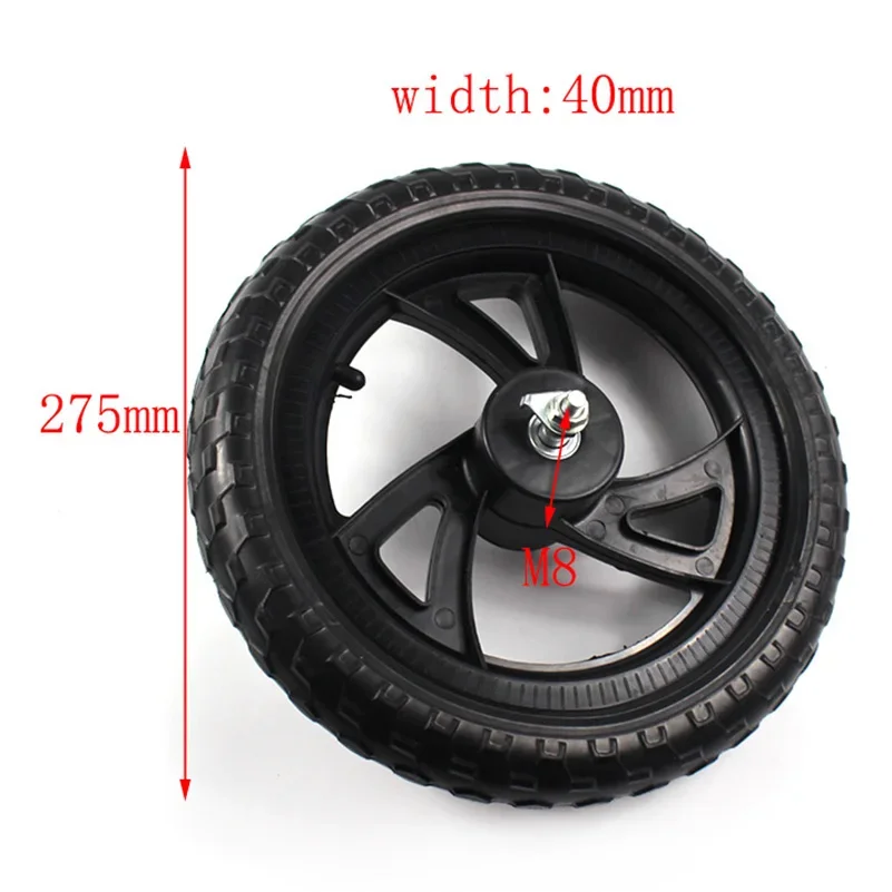 12 Inch 12 1/2x2 1/4 Solid Wheel Children's Bike Rear Wheel  PU Tire Children's Balance Bike Wheel