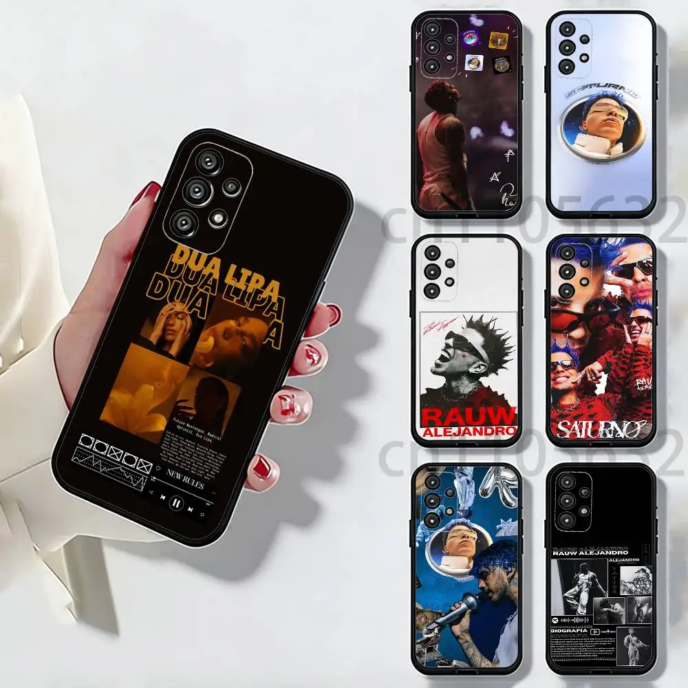 Singer R-Rauw Alejandro  Phone Case For Samsung Galaxy A13,21s,22,31,32,52,53,71,80,A91 Soft Black Shell