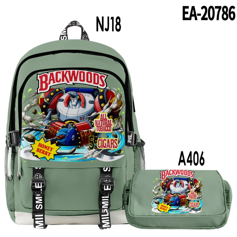 

One Piece New Cartoon Student Schoolbag Large Capacity Casual and Lightweight Waterproof and Stain Resistant Cute Backpack