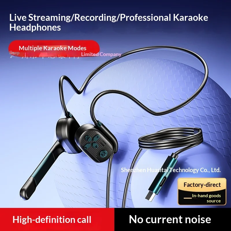 Original K9 TYPE-C Dynamic Wired Earphones HIFI Music Sport Headphones Noise Cancelling Bass Headset with Mic Durable Headset