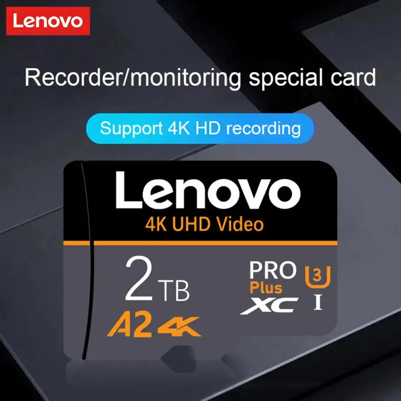 Lenovo 2TB Memory Card V30 128GB Micro TF/SD Card Class 10 High Speed Flash Memory Card 512GB SD Card For Nintendo Ds Steam Deck