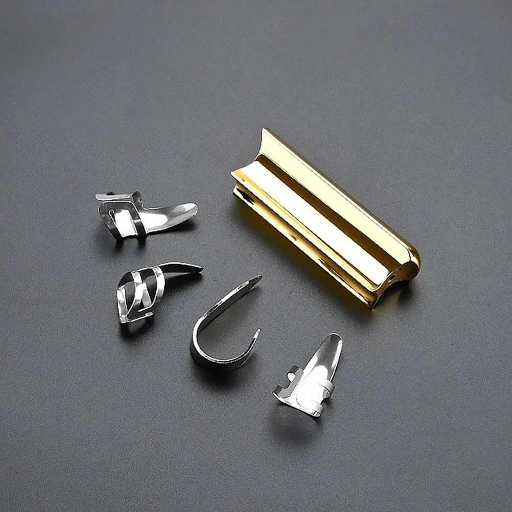 

1 Set Slide Tone Bar Electric Supplies Finger Slider Picks Tools Practical Accessories Durable Sturdy Metal Material Comfortable