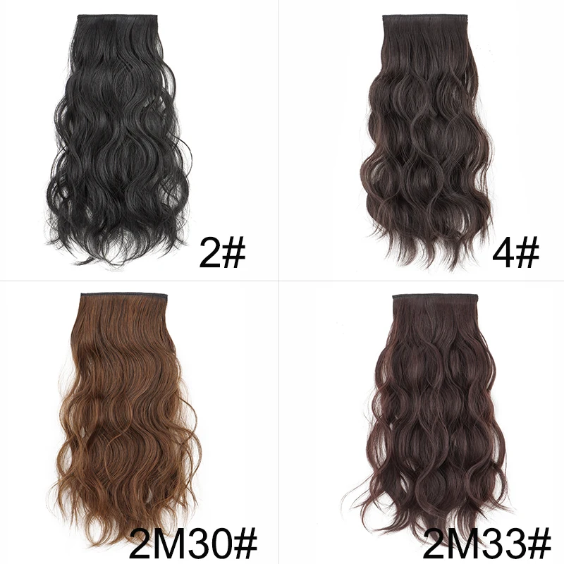 Synthetic 25/35cm 1Pcs Short Curly Pad Hair Piece Top Two Side Invisible Fluffy Hair Extension for Women