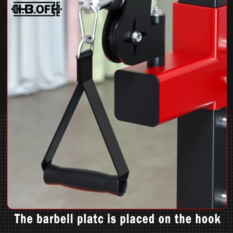 مدرب شامل لصالة الألعاب الرياضية التجارية سميث مع فتحة خلفية وإكسسوارات معلقة مع إطار جسرية لوحة الحديد 100 كجم #6