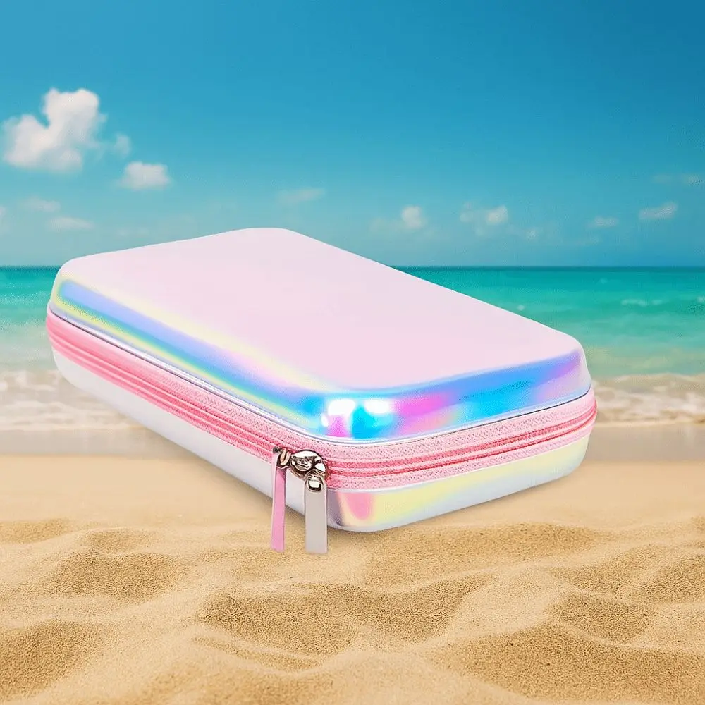 Transparent Laser Storage Box Desktop Size Organizer Design Transparent Storage Box High Quality Simple Desktop Organizer