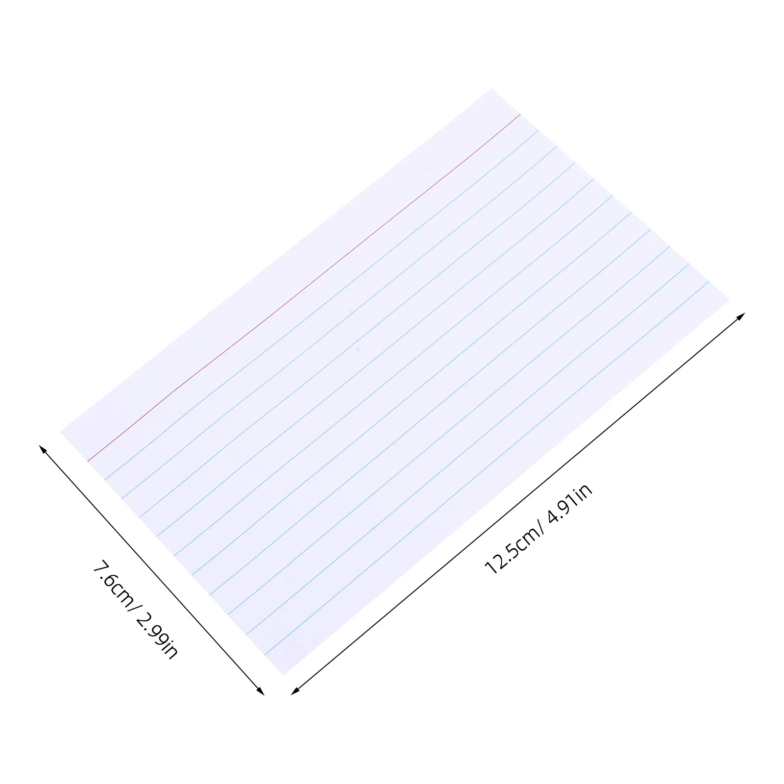 200Pcs American Style Ruled Index Cards Portable Note Paper for Studying Vocabulary Review Note-Taking Planning