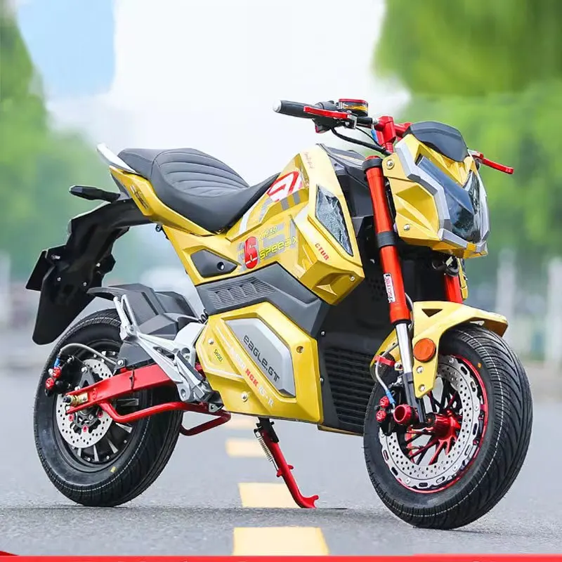 2025 Più Nuovo Personalizzabile 2000W Motore 40A Batteria Al Litio Veloce Da Corsa Per Adulti Moto Elettrica Z6 Modello Velocità Max 80 km/h