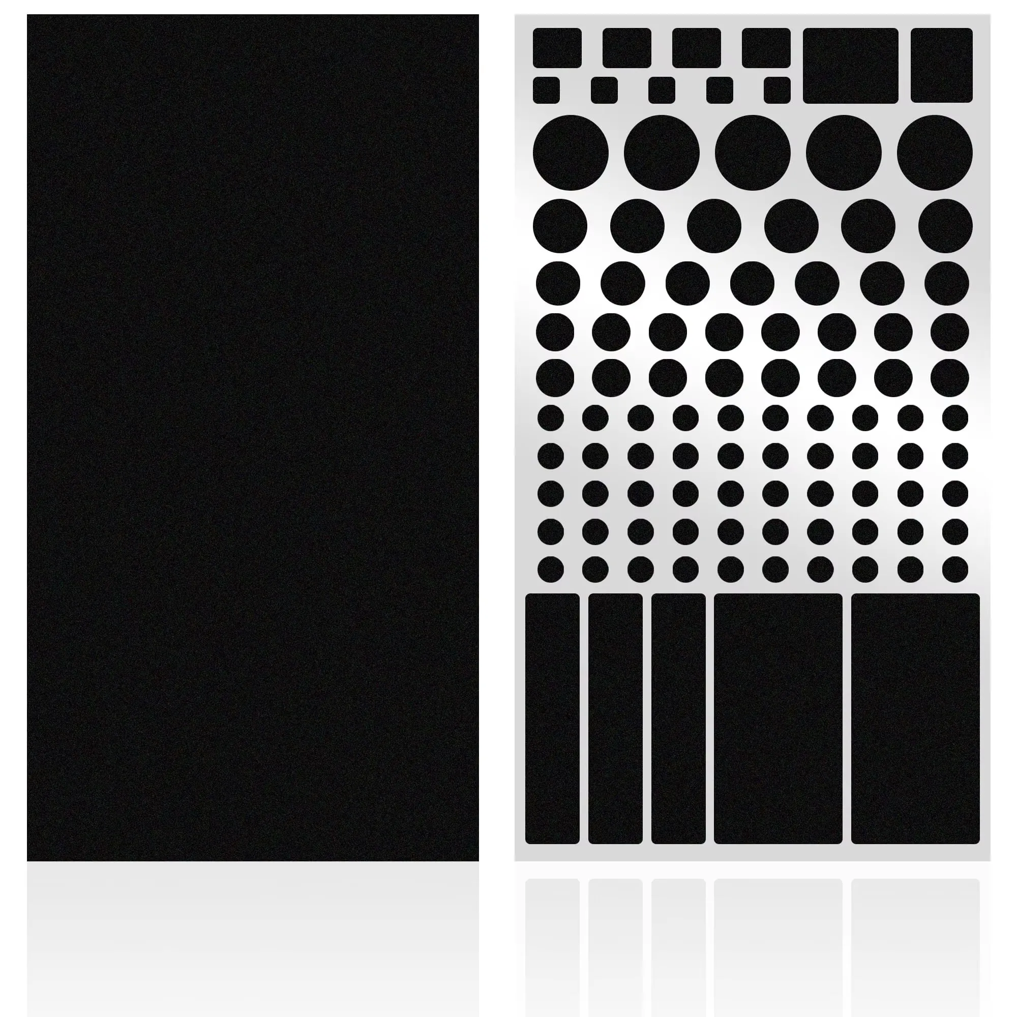 

2Sheets LED Light Blocking Stickers Blackout Filters for TV Routers Light Dimming Cover Stickers for Screen Brightness Cover