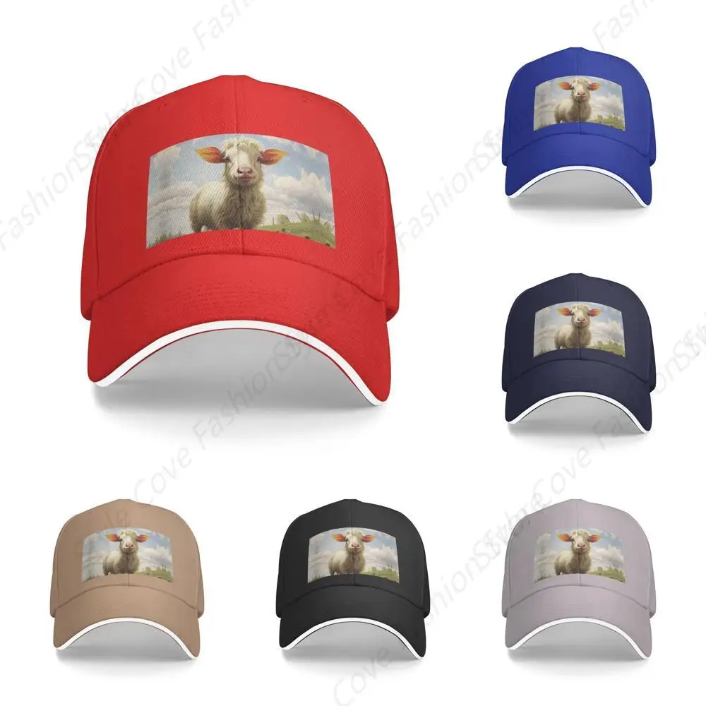 

Hot-Selling Cute Farm Animal Printing Caps Peaked Caps Cowboy Cap Trucker Hat Unisex Outdoor Sport Travel Sun Visor