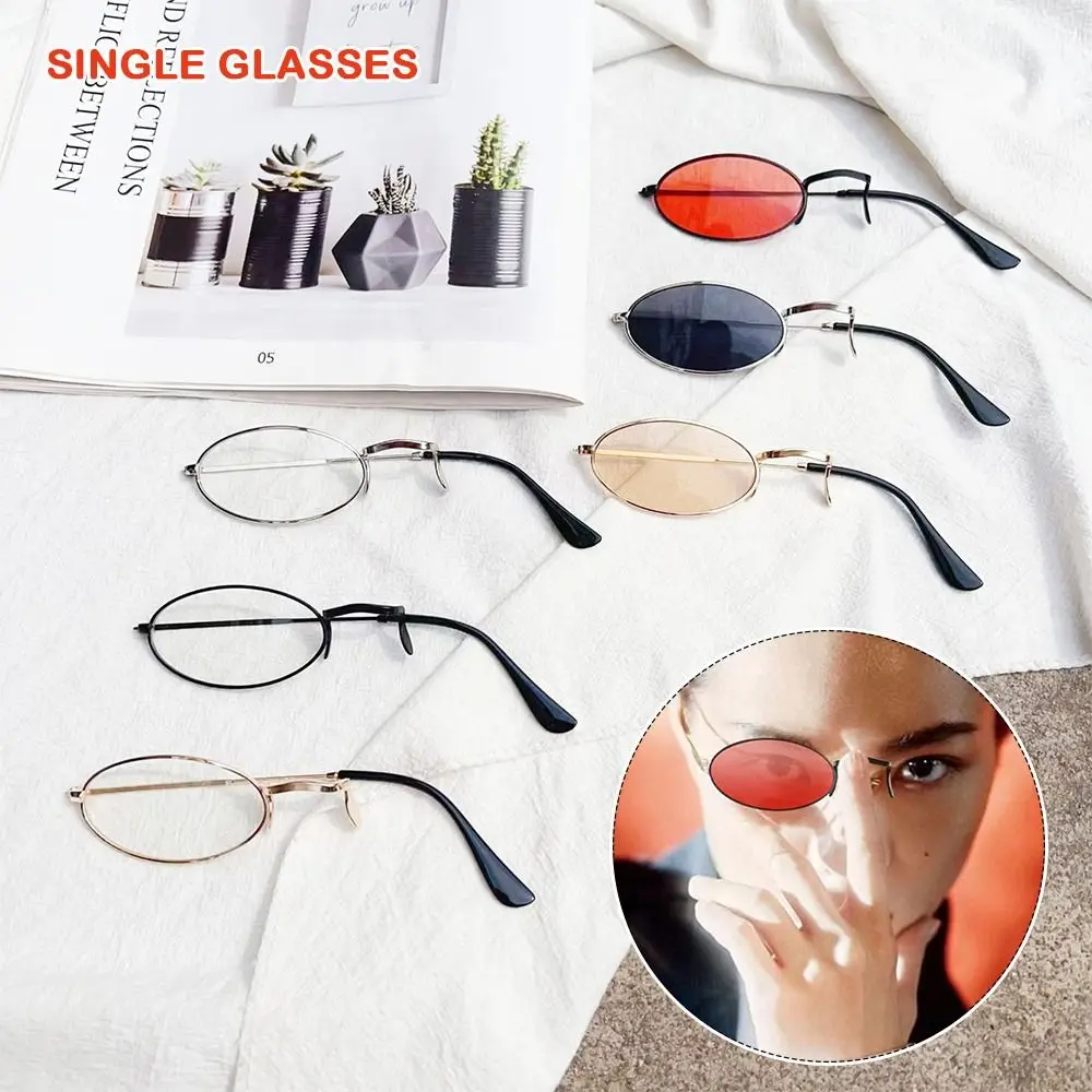 Retro Anime Einzelbrille Britischer Stil Steampunk Stil Monokelbrille Punks Einseitige Brille für Männer