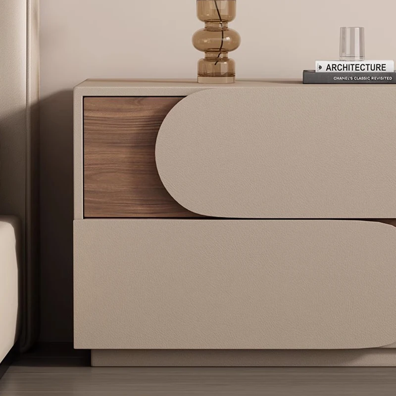 Vintage Nordic Nightstands With Drawers Luxury Italian Designer Nightstands Minimalist Classic Mesa