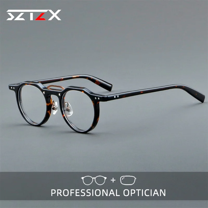 sztzx-vintage-new-fashion-casual-style-blue-light-blocking-myopia-glasses-acetate-round-progressive-prescription-reading-glasses