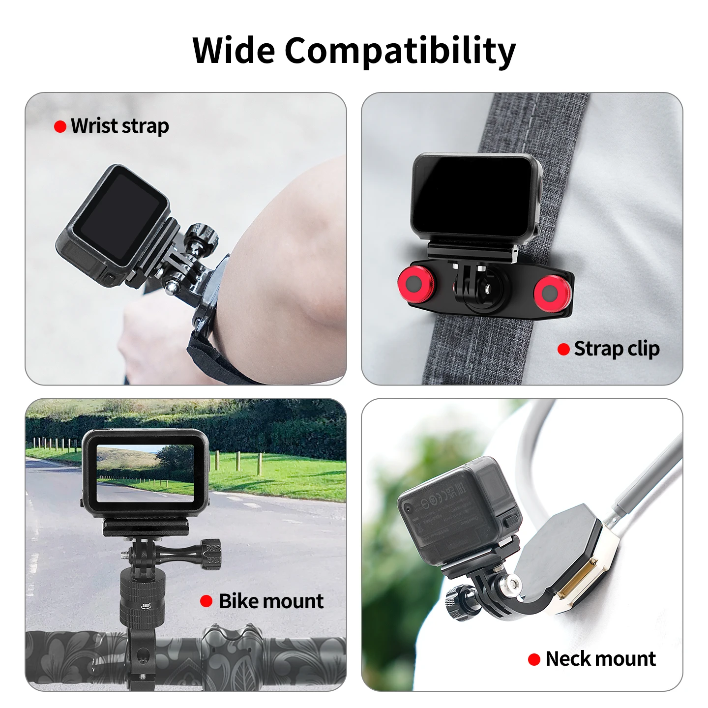 Magnetischer Schnellwechseladapter für DJI Action 6 Osmo Nano Kamera für Arca Swiss NATO Schiene Stativ Selfie Stick Gimbal Käfig Halterung – Detail 11