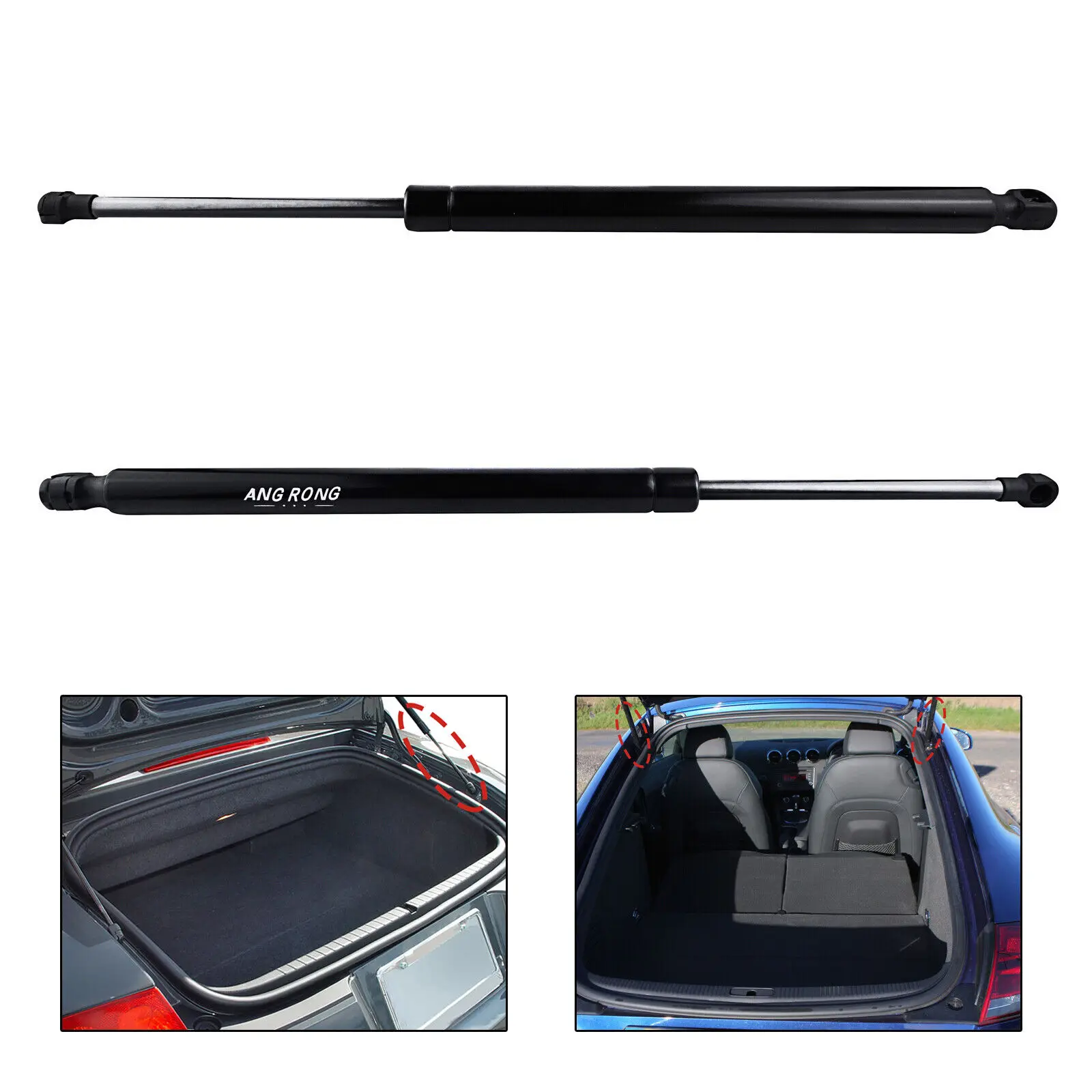 2x Do Audi TT 8J3 Coupe 06-14 Podnośnik gazowy tylnej klapy bagażnika 8J 8827552