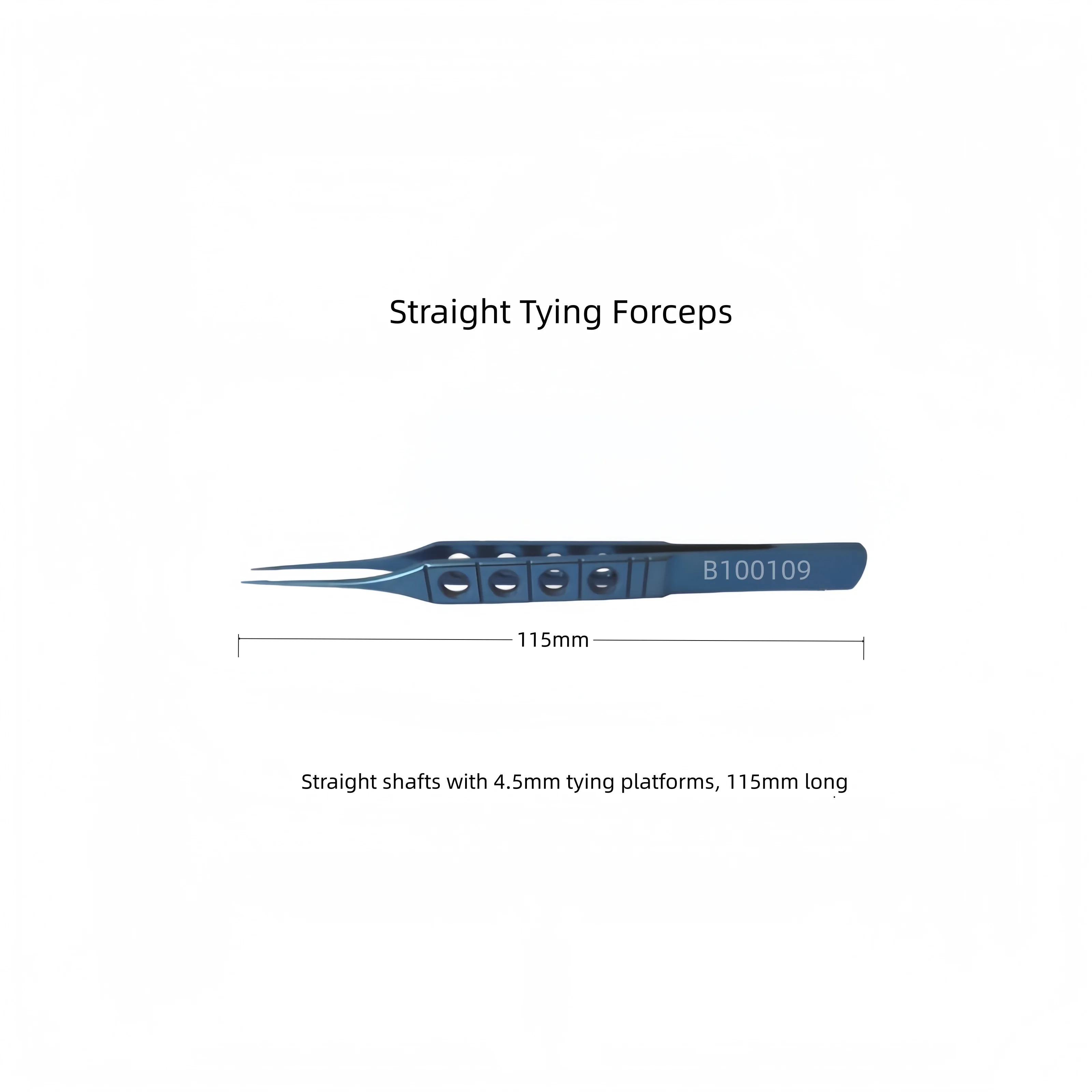 Ophthalmic instruments Straight Tying Forceps