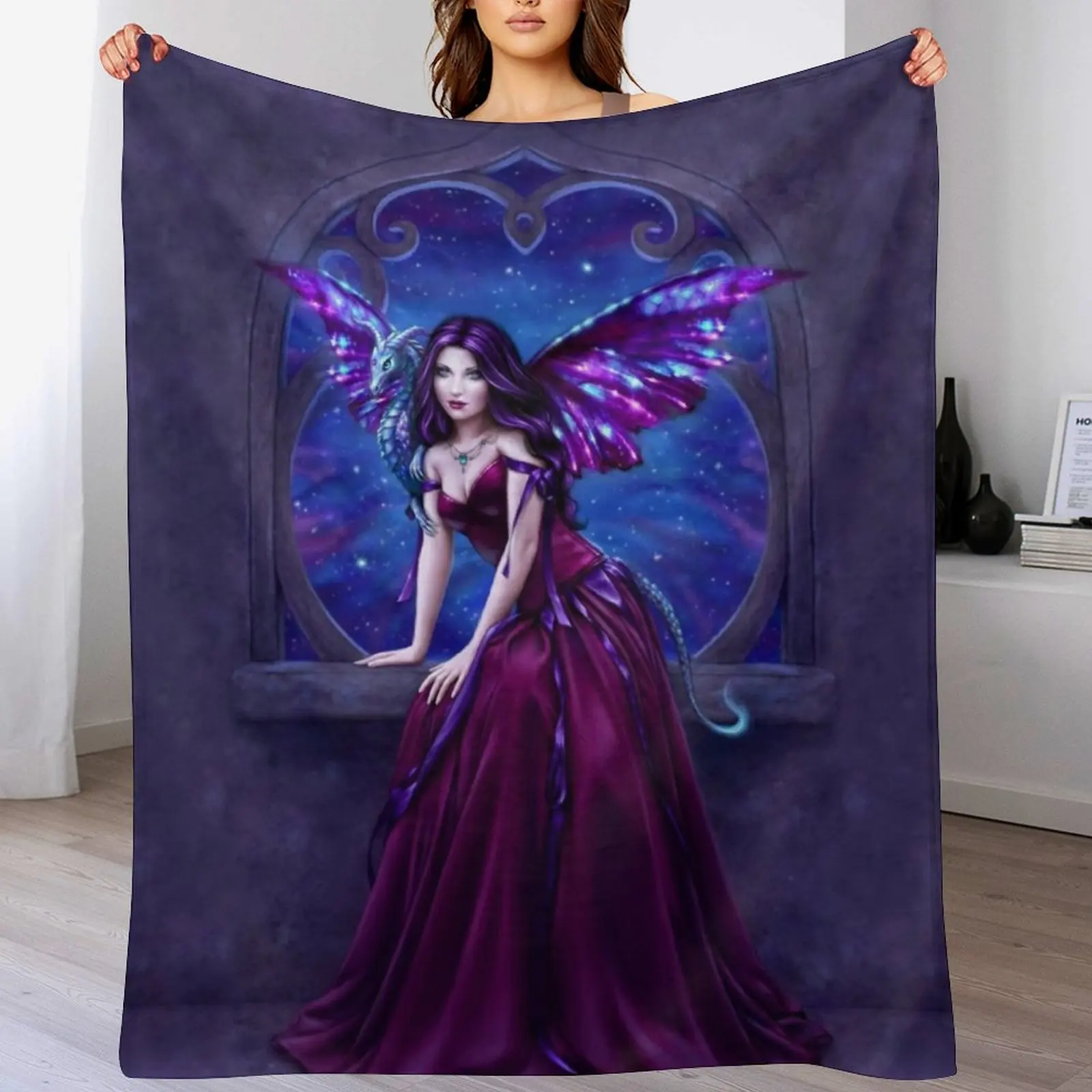 

Andromeda Dragon Throw Blanket Cozy Throw Blanket for Bed Sofa Chair