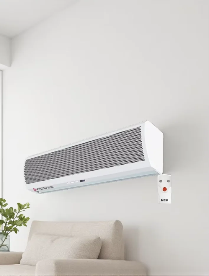Chigo 220V Commercial Silent Air Curtain Wind Barrier for Restaurant Shop Supermarket Cold Storage LYH