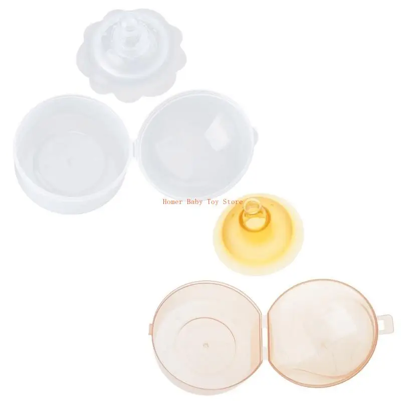 J0PF – protecteur mamelon en Silicone Double couche, pour mère d'allaitement, coussinet couvercle bouclier