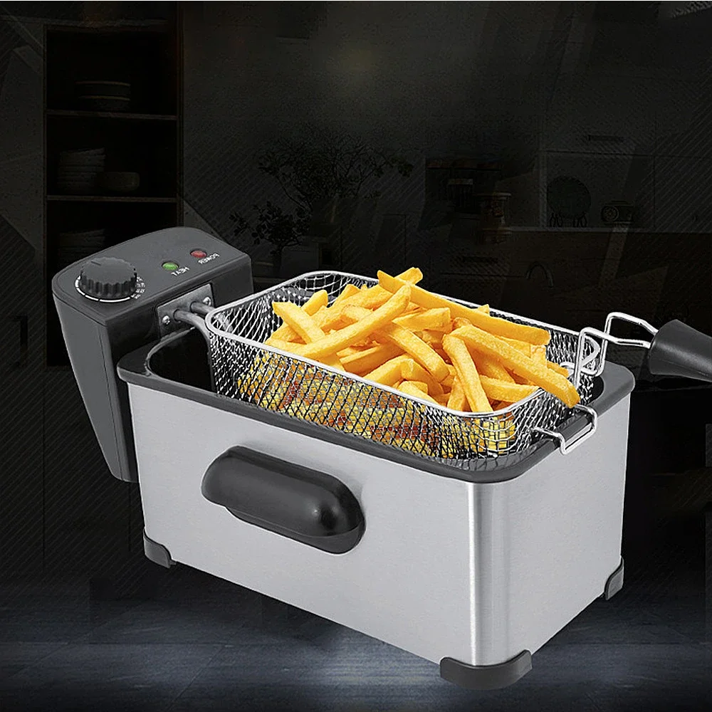 For 3.5L fryer household electric fryer skewer stove kitchen fries machine oil fryer maker machine