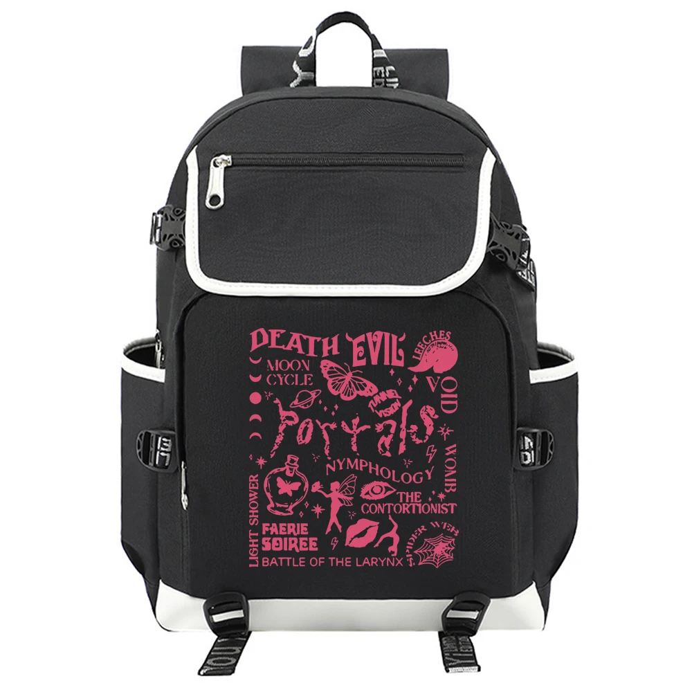 Melanie Martinez The Trilogy Tour 2024 Back To School Portals Bag Student and Leisure Sports Go Out To Play Unisex Backpack