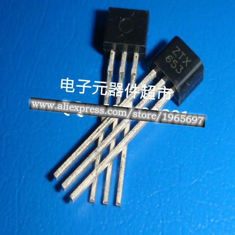 5pcs/lot ZTX653 ZTX753 TO-92 In Stock