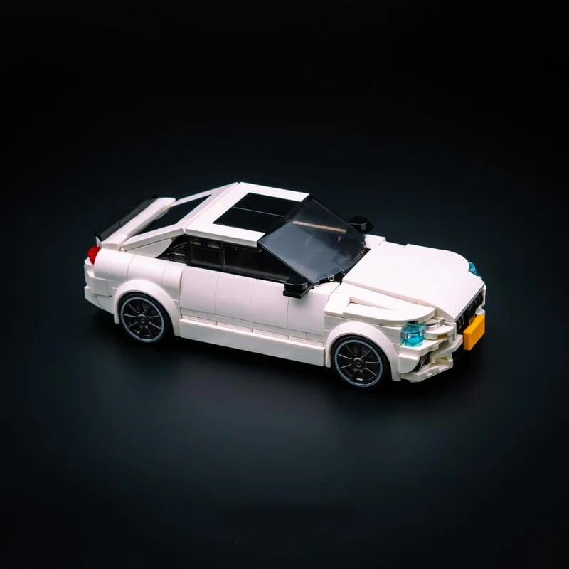 371 SZT. Nowy Model Auta MOC Miasto Autostrada ​ ​   Modułowe klocki konstrukcyjne Coupe - prezent dla dzieci